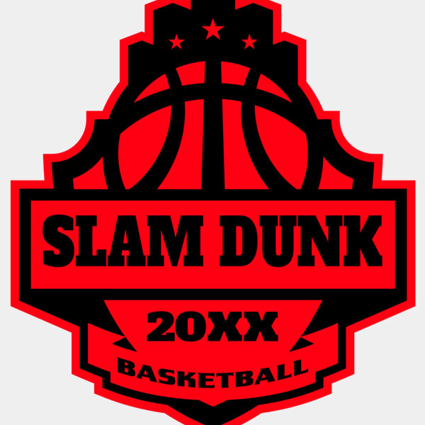SLAM DUNK Basketball Logo Template Miniaturansicht