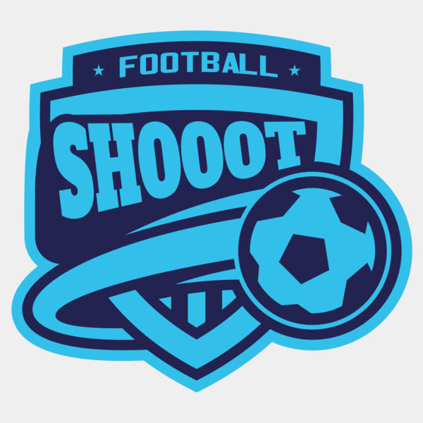 Shoot Football logo template Miniaturansicht
