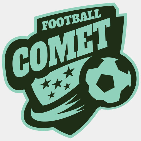Comet Football logo template Miniaturansicht