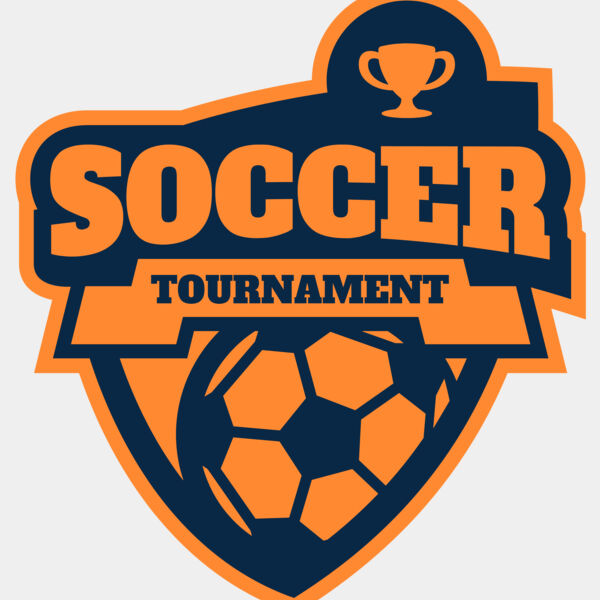 Soccer Tournament league logo template Miniaturansicht