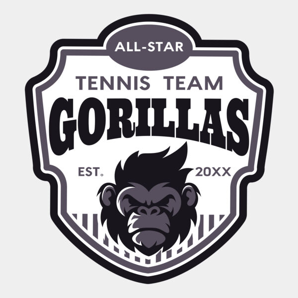 Gorillas Tennis Team 01 Miniaturansicht
