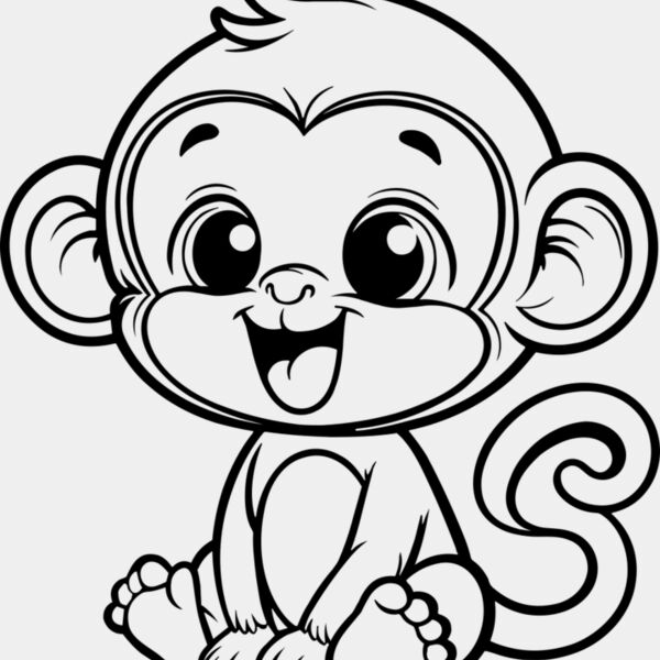 Monkey   Clipart 4 Miniaturansicht