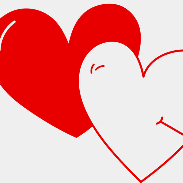 Red hearts with arrow Miniaturansicht