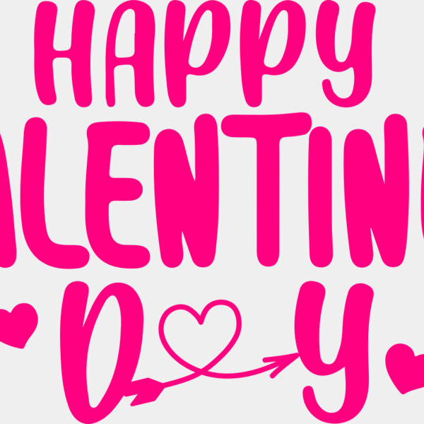 Pink Valentines Day Text Miniaturansicht