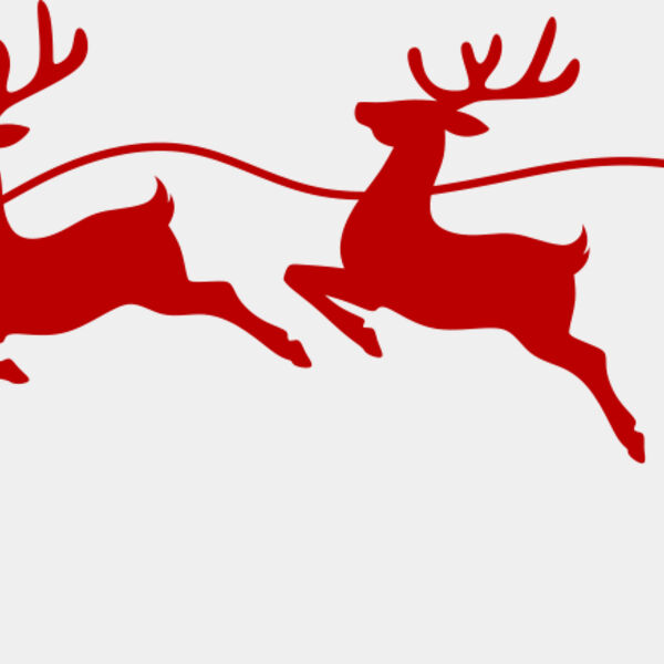 Santa and the reindeers Miniaturansicht