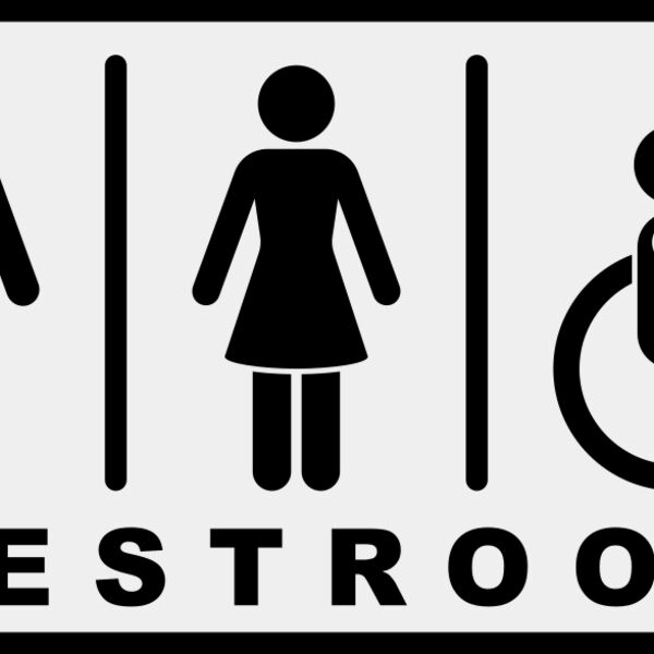 Restroom Public Sign Miniaturansicht