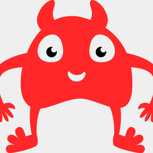 Cute Red Monster Miniaturansicht