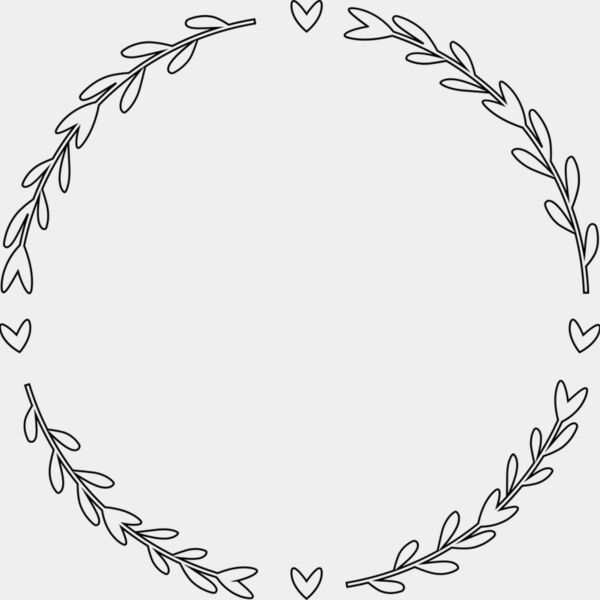 Floral Wreath Frame Miniaturansicht