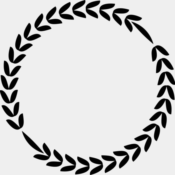Laurel Leaf Circle Wreath Miniaturansicht