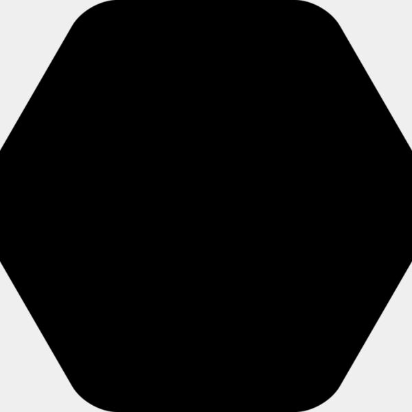 Rounded Hexagon Badge Miniaturansicht