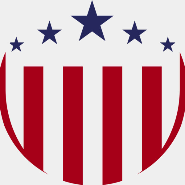 Round Patriotic Shield Miniaturansicht