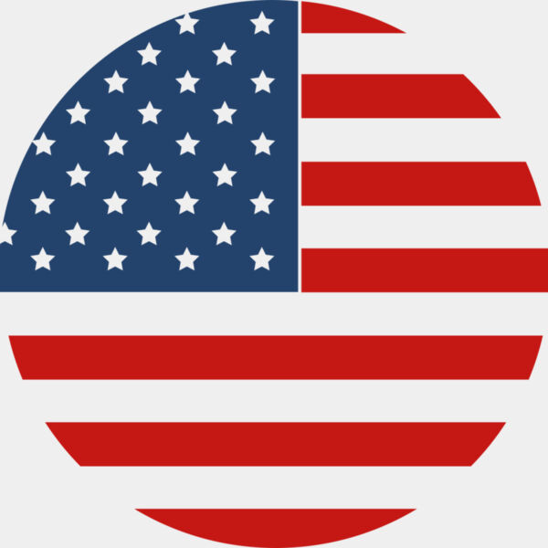 US Flag in Circle Miniaturansicht