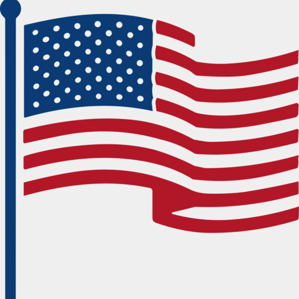 US Flag in Pole Miniaturansicht