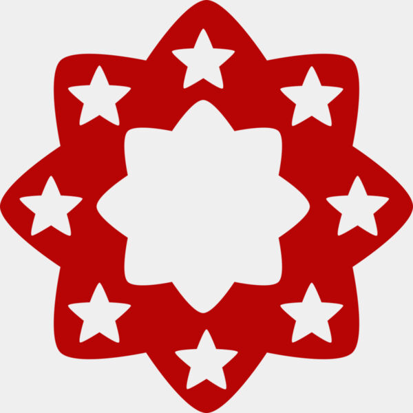 Patriotic Star Rosette Miniaturansicht