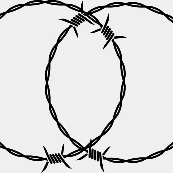 Double Barbed Wire Ring Miniaturansicht